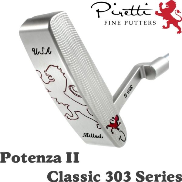 Piretti ピレッティ ポテンザ 2　クラシック 303 シリーズ パター (Potenza II Classic 303 Series)　 365g/375g