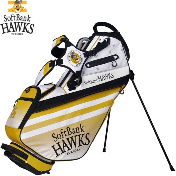 福岡ソフトバンクホークス SBCB-1446 スタンド キャディバッグ 9.5型