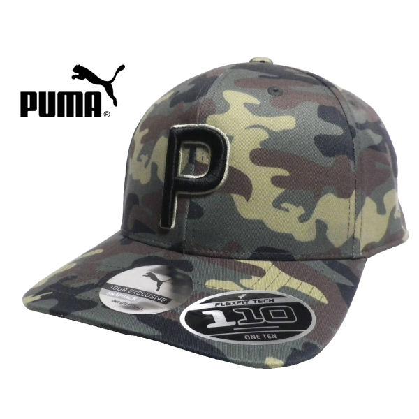 PUMA GOLF(プーマゴルフ) P110 カモ スナップバックキャップ タイム 