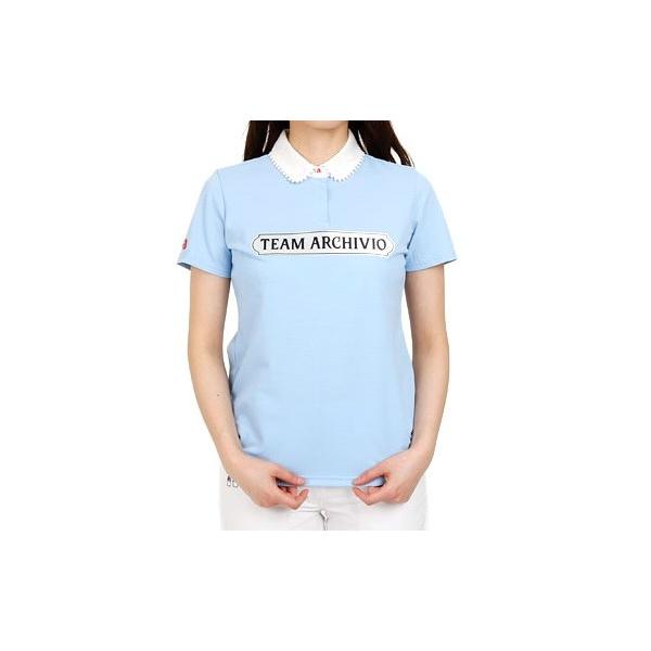 グランドセール 史上一番安い短納期 ゴルフウェア レディース 半袖 春夏セール ぽんぽんカラー シャツ Teamアルチビオuvポロシャツ レディース アルチビオ ゴルフ 18art S009 私ときどきゴルフ女子