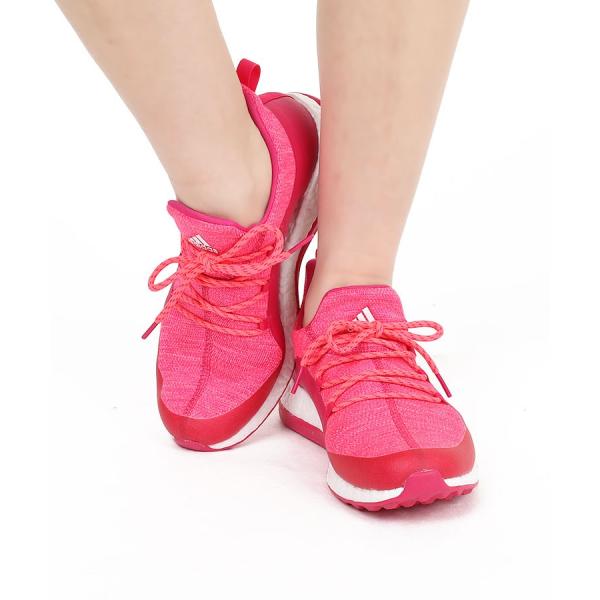 セットアップ 代引き人気 のゴルフウェア レディース シューズ ピュアブーストゴルフシューズ ピンク Adidas Golf Golf Adidas アディダスゴルフ レディース 春夏新作 19aga S017 8015 私ときどきゴルフ女子