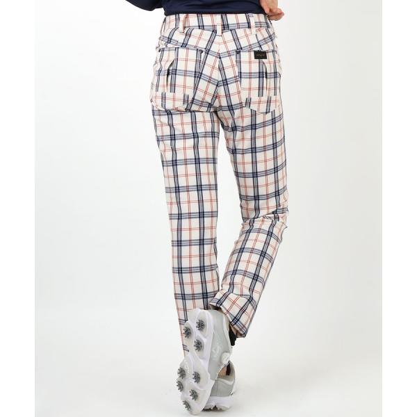 ゴルフウェア 秋冬新作 Edwin ゴルフウェア レディース パンツ ロングパンツセール ゴルフ チェック柄 微起毛パンツ ホワイト Edwin Golf エドウィンゴルフウェア 秋冬 19egb F001 Eg19aw3000 私ときどきゴルフ女子