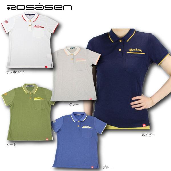 セール 70%OFF ネコポス レディース ゴルフ 半袖ポロシャツ ロサーセン