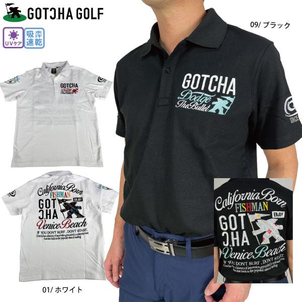 美品 GOTCHA GOLF ガッチャ ゴルフ 半袖 ポロシャツ XXXL 特大 GOTCHA GOLF 送料無料 ポロシャツ・XXXL◇ガッチャ/ゴルフ/半袖
