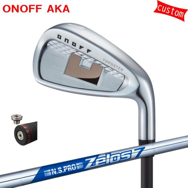 ゴルフクラブ カスタム 24モデル ONOFF AKA アイアン 7本組 N.S.PRO