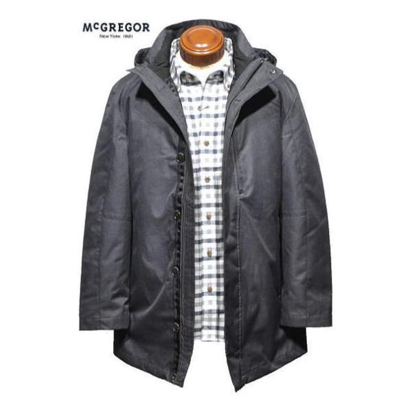 40%OFF マクレガー ダウンジャケット ブルゾン 防寒アウター3WAY　ダウン　ハーフコート メンズ 111122601 透湿 撥水 ディアプレックス 羽毛 ブルゾン メンズ McGREGOR（マックレガー） 3WAYダウンハーフコート メンズ 111122601