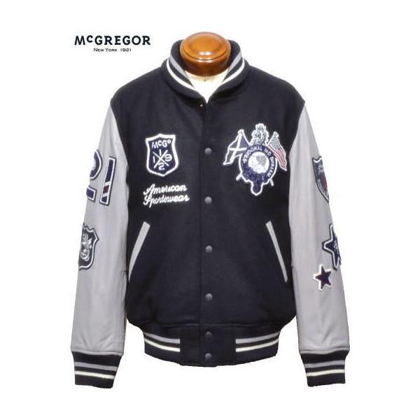 マクレガー スタジアムジャンパー メンズ 111133601 中綿入り スタジャン アワードジャケット L