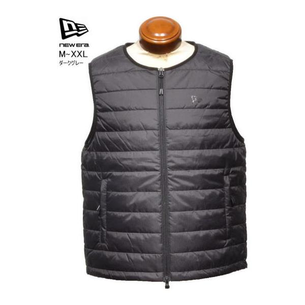ニューエラゴルフ 中綿入りアウターベスト M.L.XXL メンズ 15129459 15129460 3L 手洗い可 光吸収保温 撥水 アウターベスト ベスト NEW ERA NEWERA