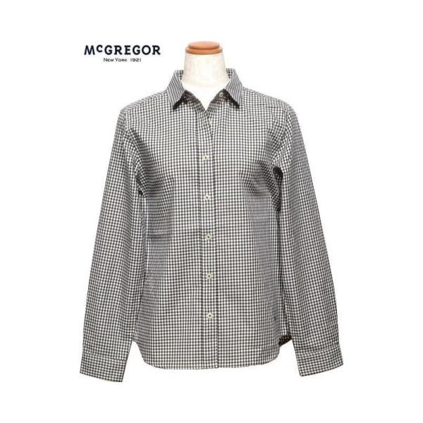 マックレガー McGREGOR 襟付き 長袖 未使用品 タグ付き McGREGOR（マックレガー）｜ポロシャツ(長袖・七分袖)｜襟裏布帛