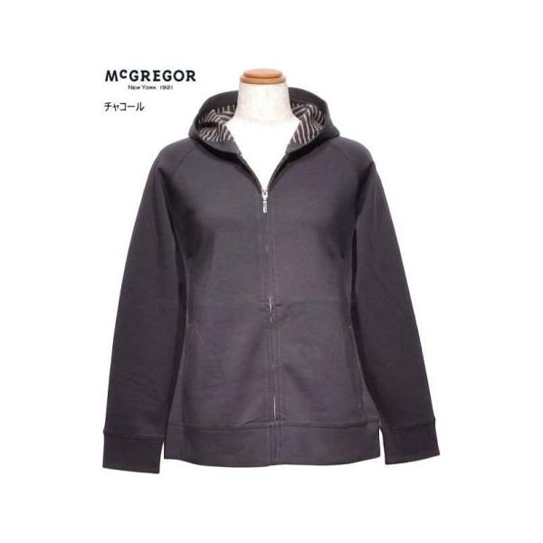 マクレガー レディース M.L パーカー 311816601 ワイドシルエット ストレッチ スウェット スウェットシャツ トレーナー パーカ McGREGOR