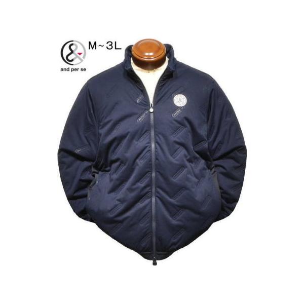 and per se（アンパスィ） 中綿入りブルゾン メンズ AMF1115G3 家庭