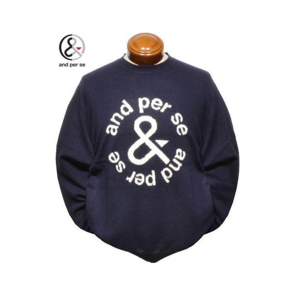 and per se（アンパスィ） アンパシー セーター メンズ AMF2334B8