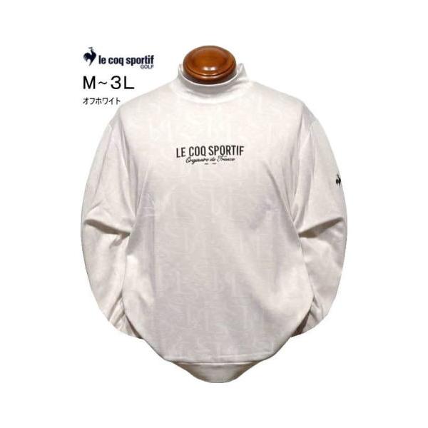 ルコックゴルフ モックネック長袖シャツ L.LL.3L メンズ LG6FLS52M 保温 裏起毛 吸汗速乾 ストレッチ ハイネックカットソー 長袖ポロシャツ 2026年秋冬新作