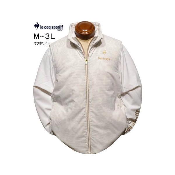 ルコックゴルフ 3WAYブルゾン L.LL.3L メンズ LG6FWB82M 手洗い可 撥水 防風 ブルゾン ウインドブレーカー ジャケット ベスト アウターベスト 2026年秋冬新作