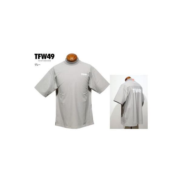 TFW49 モックネック半袖シャツ L.XL メンズ T102610051 ストレッチ