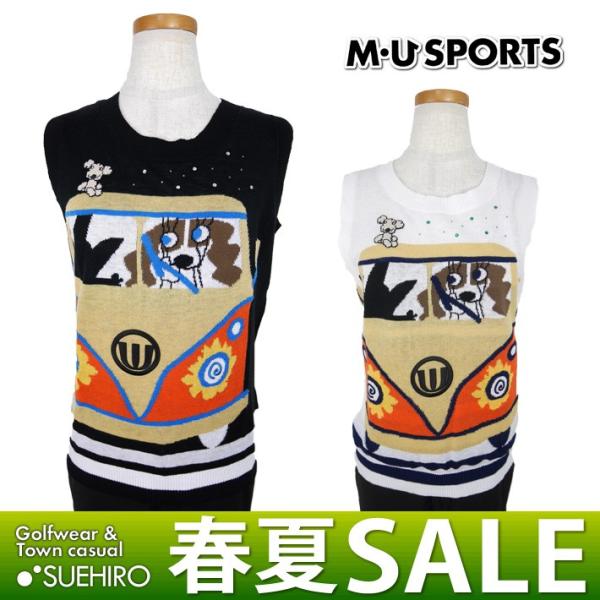Muスポーツ ゴルフウェア ゴルフウェア ニットベスト M L Ll寸 レディース 春夏 50 Off ベスト Sale ゴルフ Su 701v ゴルフショップsuehiro
