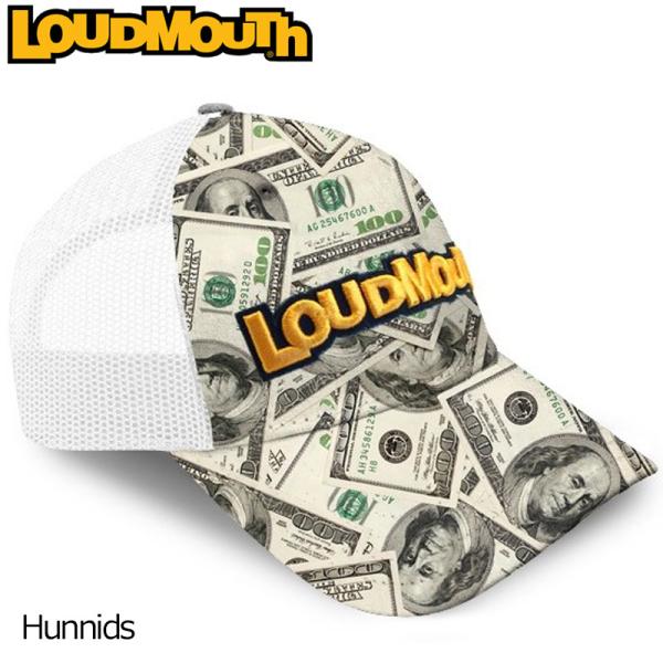 ラウドマウス メッシュキャップ Hunnids ハニッズ Loudmouthトラッカーハット ゴルフウェア 帽子 メンズ レディース