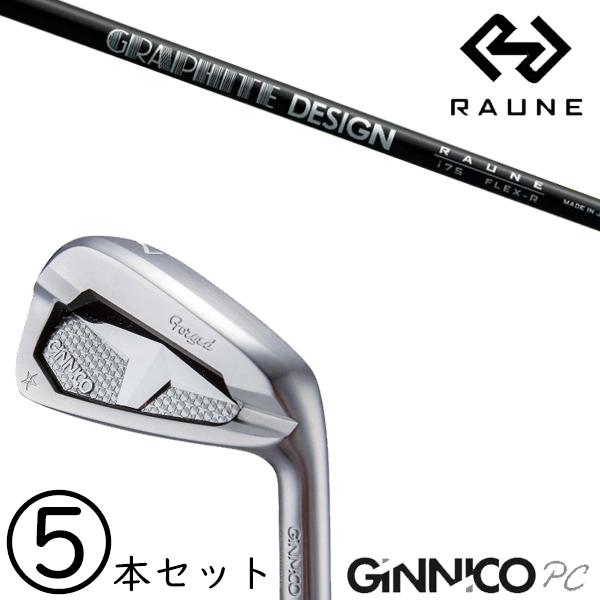 GINNICO 6-PW 5本セット / 飛距離×安定 ジニコ PC アイアン カスタム