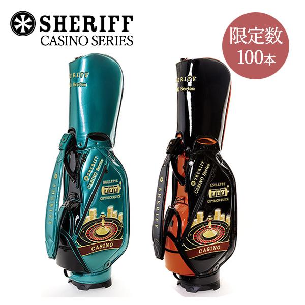 SHERIFF CASINO Series キャディバッグ 数量限定 レア 2025年モデル SHERIFF シェリフ カジノシリーズ