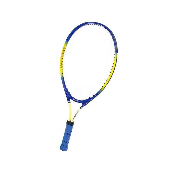 CALFLEX カルフレックス　硬式　キッズ用　テニスラケット　専用ケース付　イエロー×ブルー　CAL-23-III