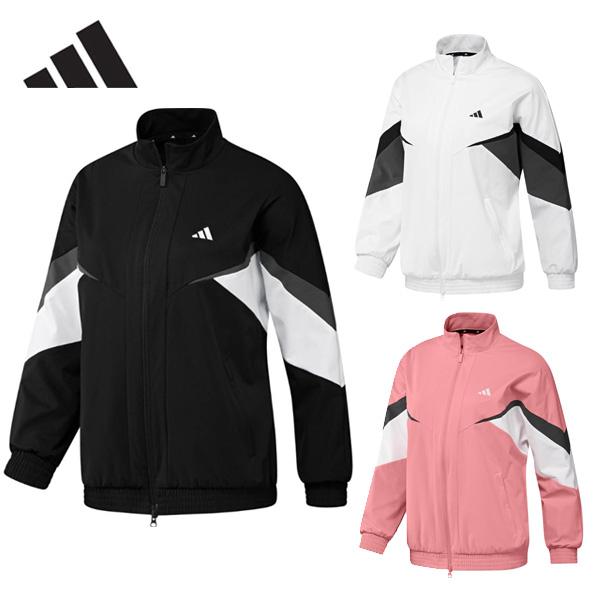 [50％OFF] ゴルフウェア　アディダス レディース ULTIMATE365 ツイストウィーブ アーカイブデザイン 長袖 フルジップ ジャケット JSC20 [2024年モデル] [秋冬モデル] 特価 adidas（アディダス） (クリアランス) ゴルフ ULT365 ツイストウィーブ