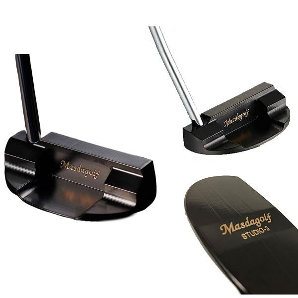 マスダゴルフ スタジオ3 STUDIO-3 パター ブラックコート仕上げ Masudagolf