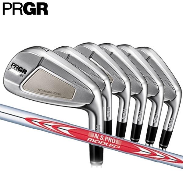 クリアランス) プロギア(PRGR) 01アイアンセット(6本 #5-Pw) N.S.PRO  