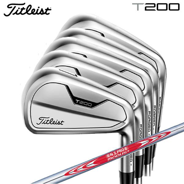 タイトリスト T200アイアンセット(#6-Pの5本) N.S.PROモーダス3ツアー(105/120/125/130) シャフト  2021年モデル(メーカーカスタム品 / 日本正規品)