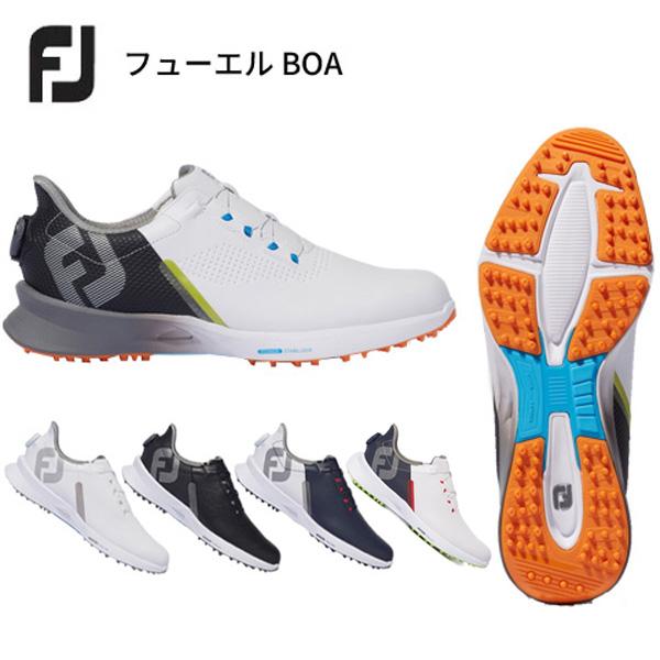 フットジョイ FUEL フューエル BOA(ボア) メンズ ゴルフシューズ BOAタイプ スパイクレス W(ワイド) 2023年モデル :st-fuelboa-fj-achsh:ゴルフショップセブンGOLF7 通販 フットジョイ メンズ スパイクレス ゴルフシューズ ダイヤル式