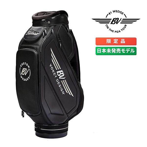 タイトリスト ボーケイ ミッドサイズ スタッフバッグ 限定 キャディバッグ Vokey Midsize Staff Bag -  Black/White/Silver USモデル