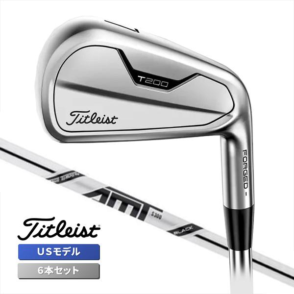 Titleist タイトリスト ゴルフ T200 アイアンセット 6本組 (5-Pw) AMT