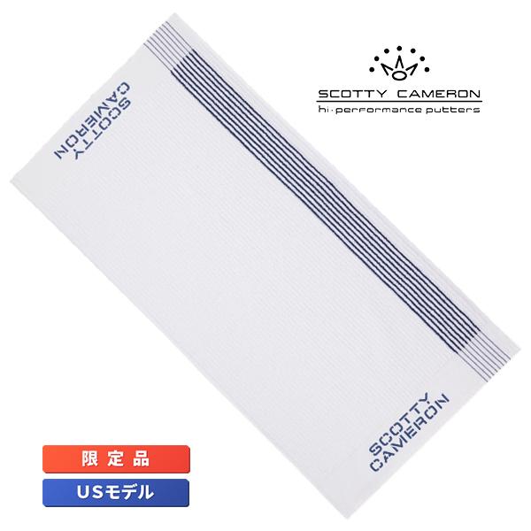 スコッティキャメロン ビンテージ キャディタオル 限定 ラウンドタオル ブルーストライプ / ホワイト Scotty Cameron Vintage Caddie Towel ヴィンテージ
