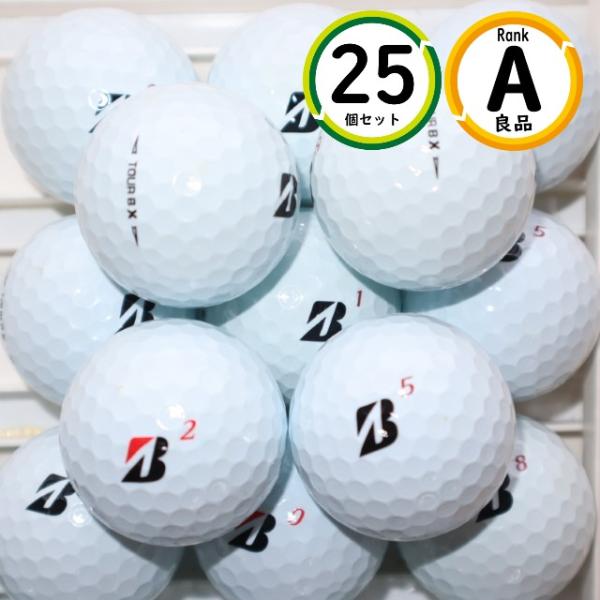 Aランク 25個 2020年モデル TOURB X 良品 ホワイト ブリヂストン ツアーｂ ロストボール 送料無料 TOUR B Aランク 25個 2020年モデル TOURB X 良品 ホワイト