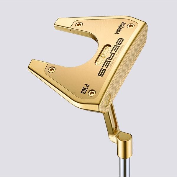 HONMA GOLF 本間ゴルフ BERES P303 金メッキ仕上げ パター HONMA GOLF 本間ゴルフ BERES P303 金メッキ仕上げ パター