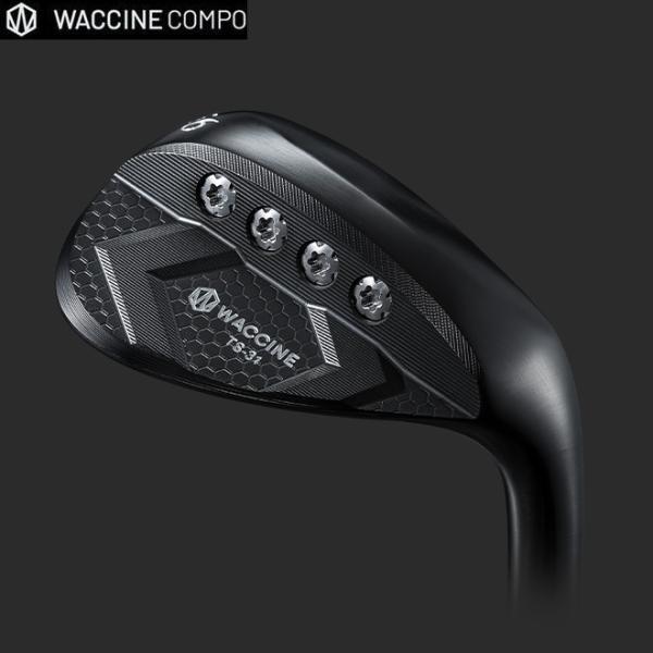 ワクチンウェッジTS-31ノーメッキ黒染め、50.56 ワクチンコンポ TS-31 ブラック 黒IP Wedge ウェッジ WACCINE compo