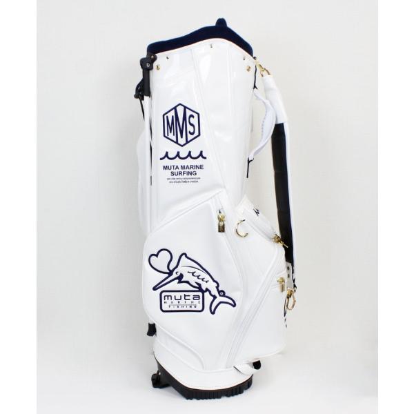 muta marine ゴルフキャディバッグ ホワイト golffreaks_mgad-749059