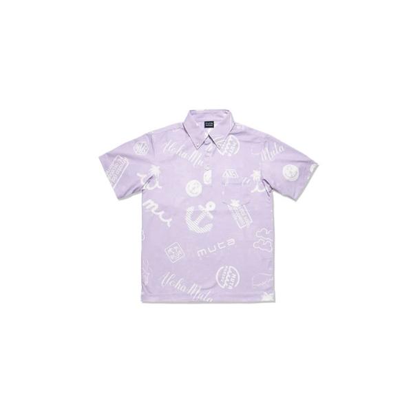 muta（ムータ） ランダムロゴ ポロシャツ [全4色] : Golffreaks(ゴルフ