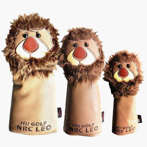 パンダ ライオン 2タイプセット DR UT ヘッドカバー golfhands_337-bara
