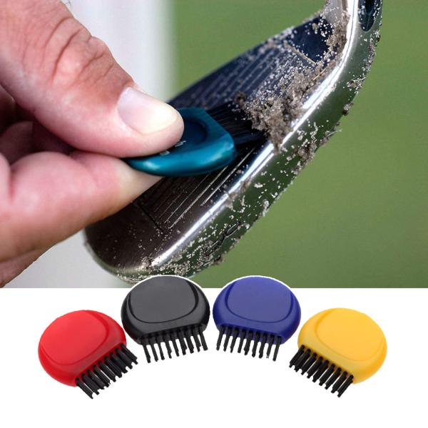 携帯に便利なアイアンフェースブラシ2個セットです。ボールや靴のクリーニングにも使用できます。・サイズ：幅約31mm　毛の長さ：約8mm色はアソート（おまかせ）となります。