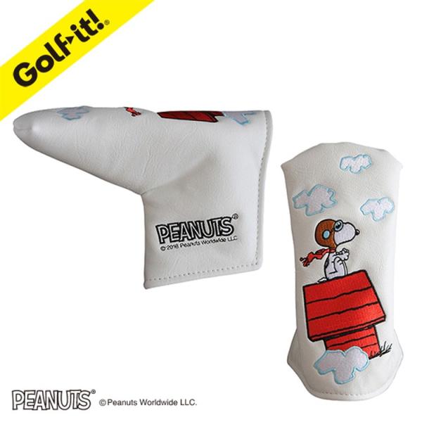 SNOOPY ゴルフ ヘッドカバー パター用 ライト H-130 スヌーピー