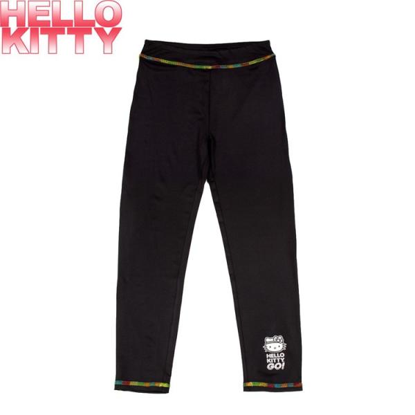 sanrio ハローキティ レギンス ブラック HKP356 : ゴルフハンズ