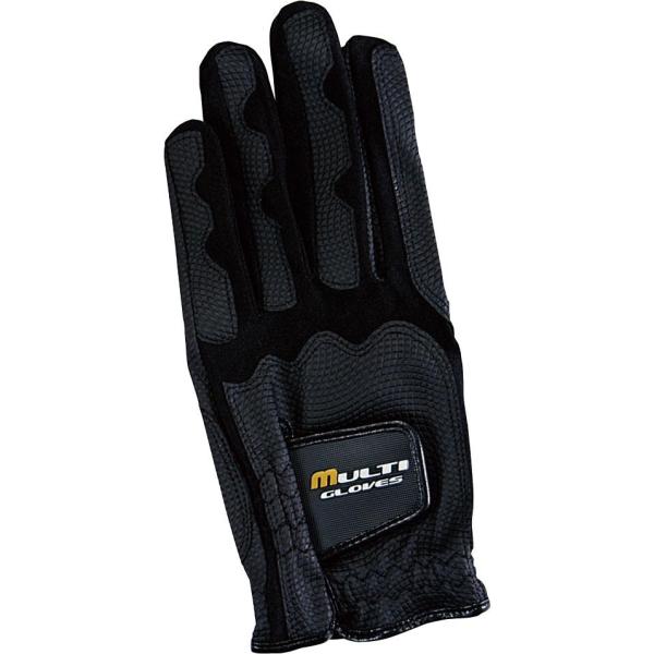(未使用･未開封品)　ライト(LITE) ゴルフグローブ 手袋 H2O マルチ 24cm 左用 B-164 黒/黒 vf3p617 golfit_10000474