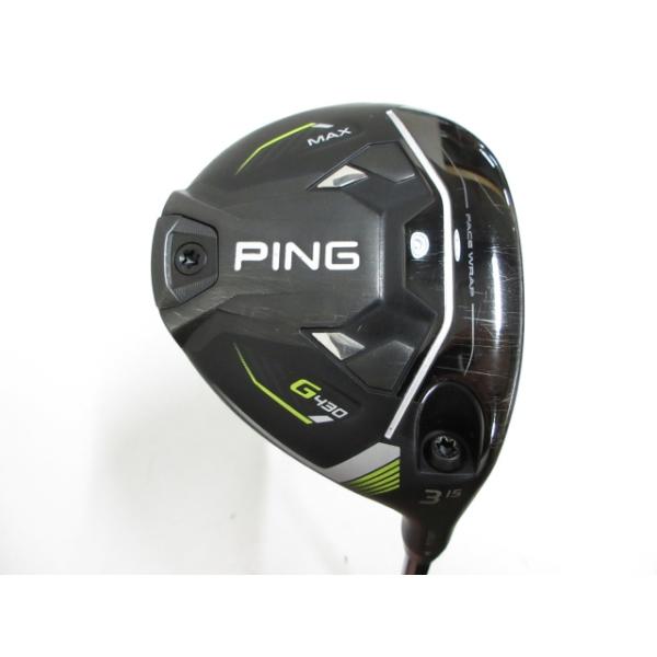 【中古】 ピン G430 MAX PING TOUR 2.0 BLACK 65(JP) S 15 フェアウェイウッド カーボンシャフト  おすすめ メンズ 右 [4877]