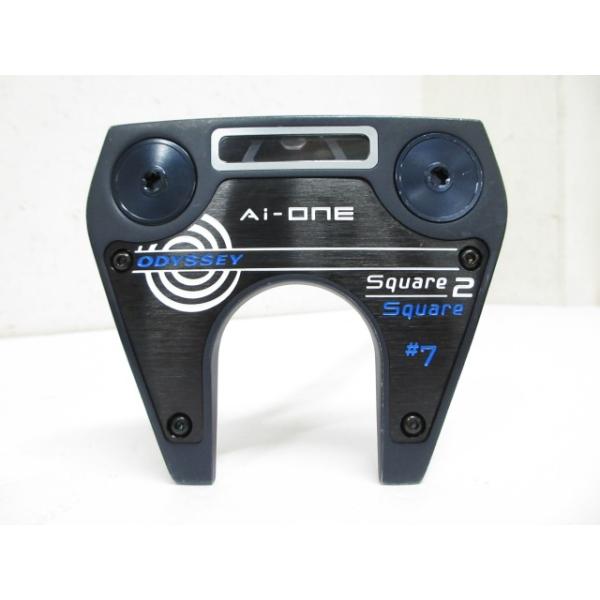 【中古】 オデッセイ Ai-ONE SQUARE 2 SQUARE #7 STROKELAB 90[34]  6.3 パター スチールシャフト おすすめ メンズ 右[4813]