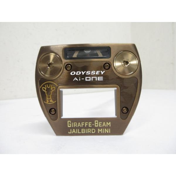 【中古】 オデッセイ AI-ONE GIRAFFE-BEAM JAILBIRD MINI STROKELAB 90[34]  3 パター スチールシャフト おすすめ メンズ 右[5078]