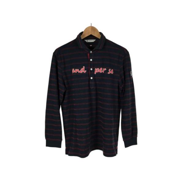 and per se（アンパスィ） 即決 お買い得品！中古 長袖ポロシャツ L