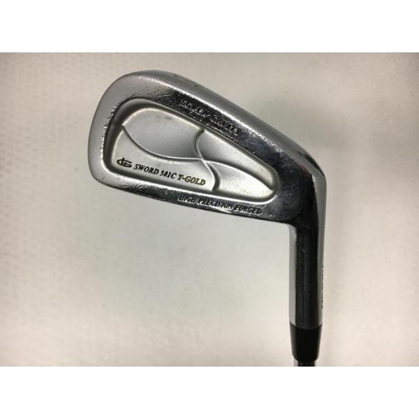 返品OK 中古 (7本)SWORD 501C T-GOLD アイアン 4〜9.P D/G 選択なし S