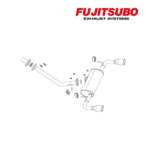 FUJITSUBO（フジツボ） フジツボマフラー 車 A-S RAV4 6AA-AXAH54 R1.4