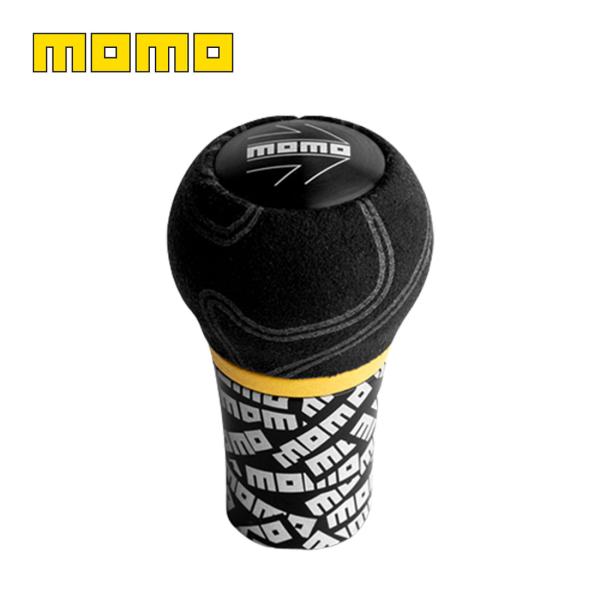 G*T様 momo風？ カーボンファイバータイプのレザー MOMO（モモ） シフトノブ ULTRA BLACK プレミアムマイクロファイバー