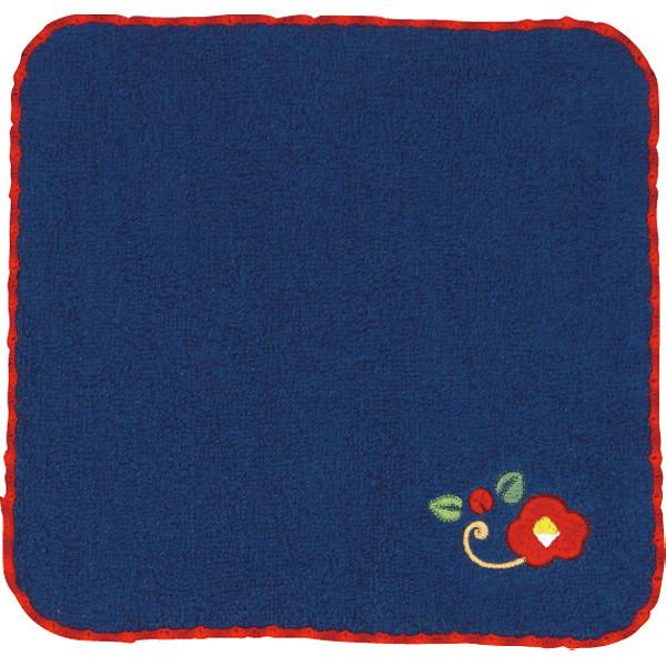 ワンポイントの刺繍がおしゃれなミニハンカチです。●刺繍ミニハンカチ1枚●綿100％●現品約20×20ｃｍタイプ：つばき42309304